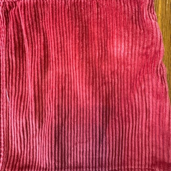 MINI BODEN Red Corduroy Pinafore Dress Girls 2-3 Brown Cord Pinafore Overall - Picture 3 of 8